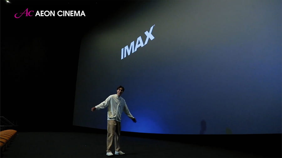 「IMAX®」体験レポート動画を幕間で上映