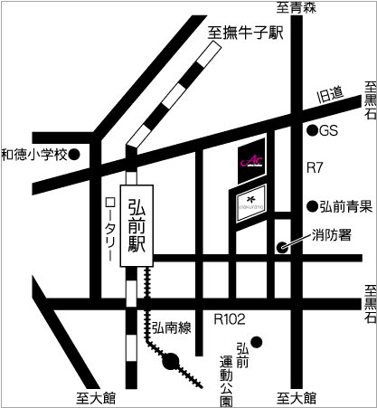 弘前：アクセス・駐車場：劇場案内：イオンシネマ